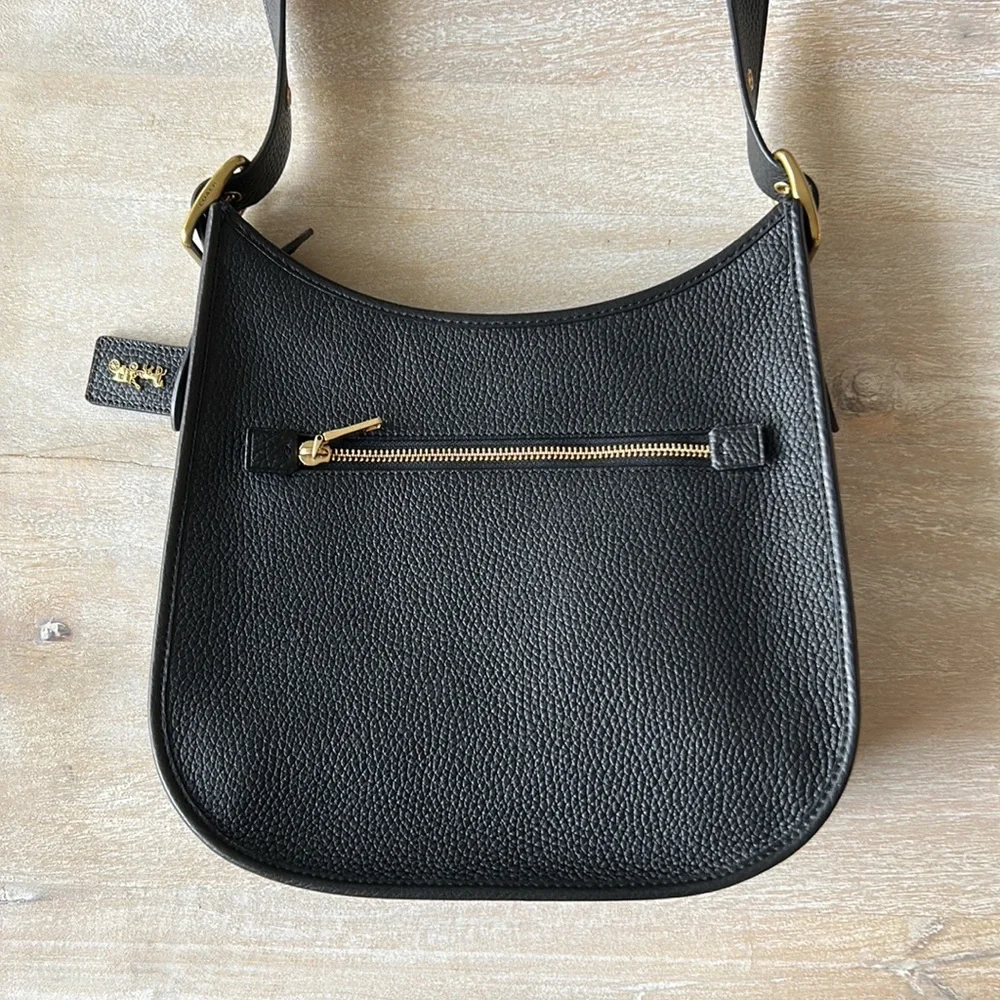 Coach Black Leather Shoulder Bag - Picture 6 of 8